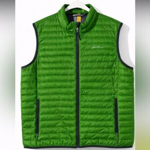 Eddie Bauer Green Quilted Vest